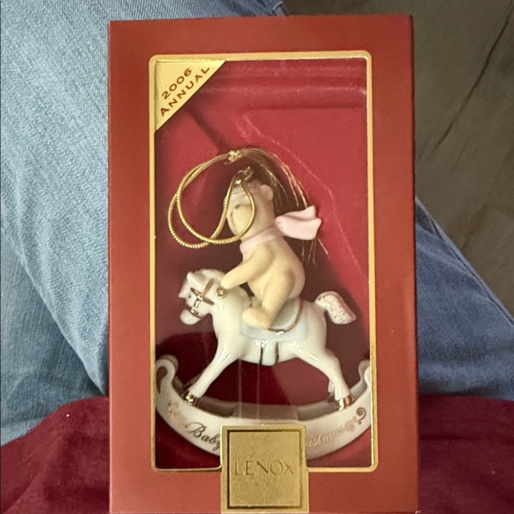 Lenox 2006 Annual Winnie the Pooh Baby’s First Christmas Ornament
